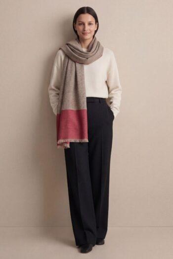 Heritage Pashmina® Khamosh Ruby Handwoven Scarf