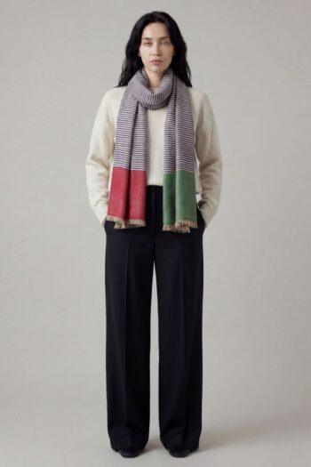 Heritage Pashmina® Nava Stripe Handwoven Scarf