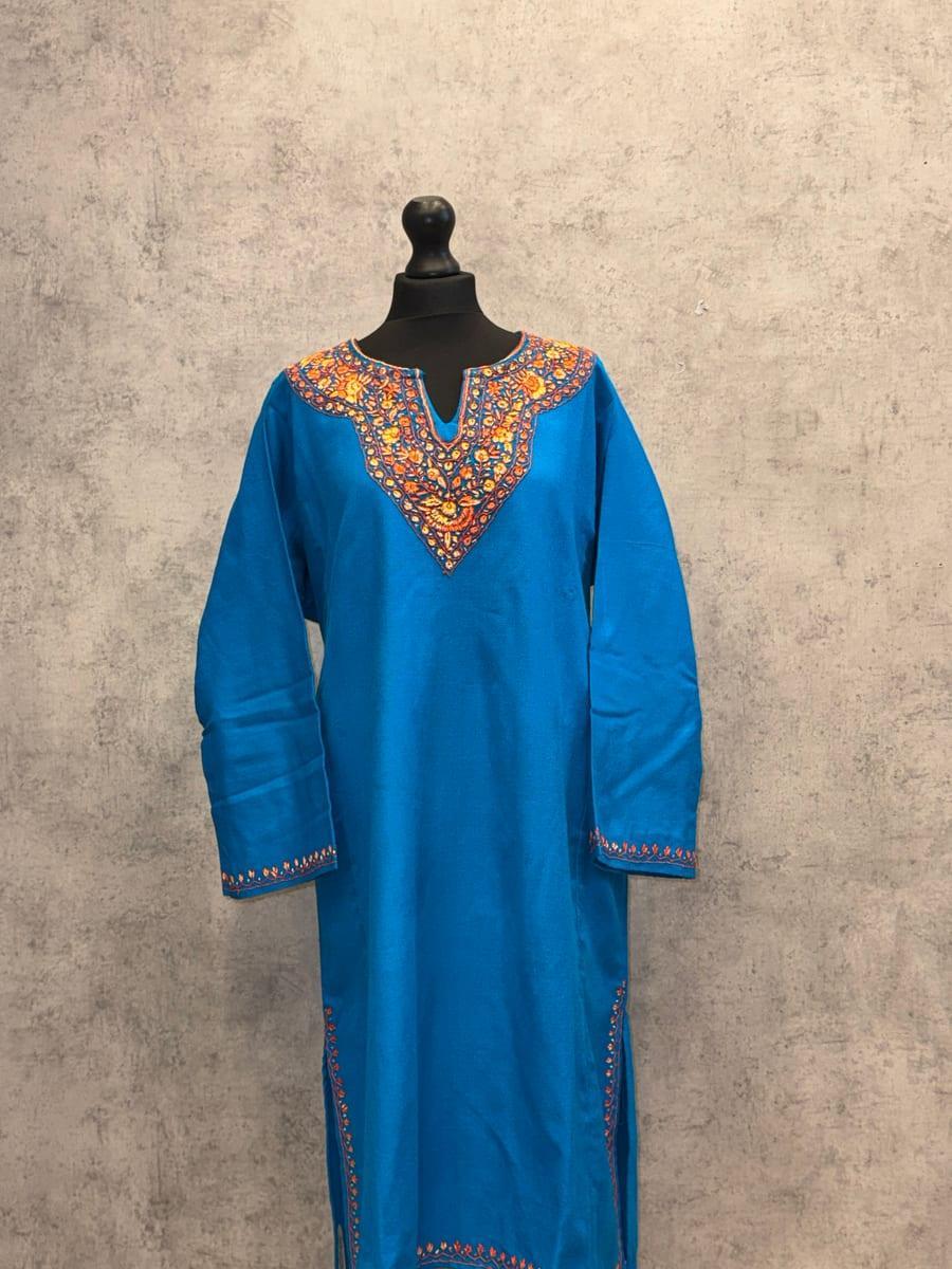 kb-1773506167196-0-700x933 Zaiba Kashmiri Acro Wool Aari Pheran in Blue