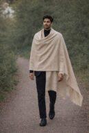 Khayaal Chandni Pashmina Shawl in Luxurious Beige