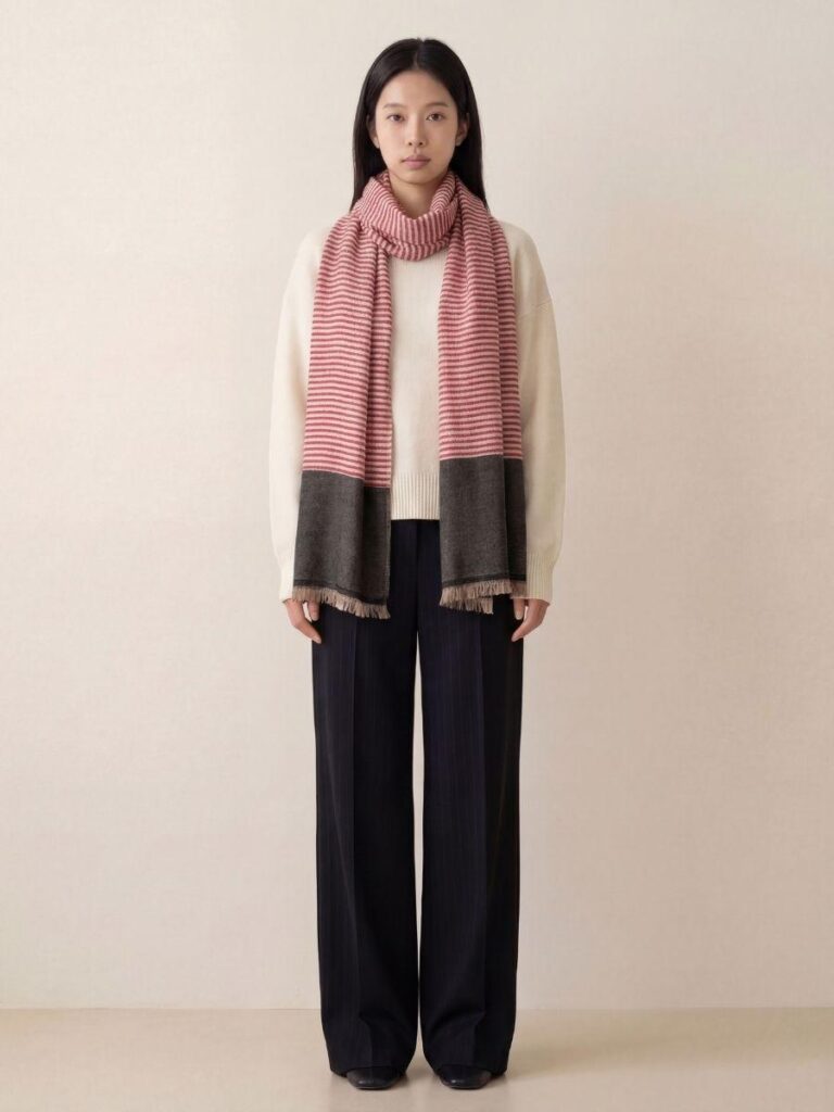 Heritage Pashmina® Shaan Stripe Handwoven Scarf