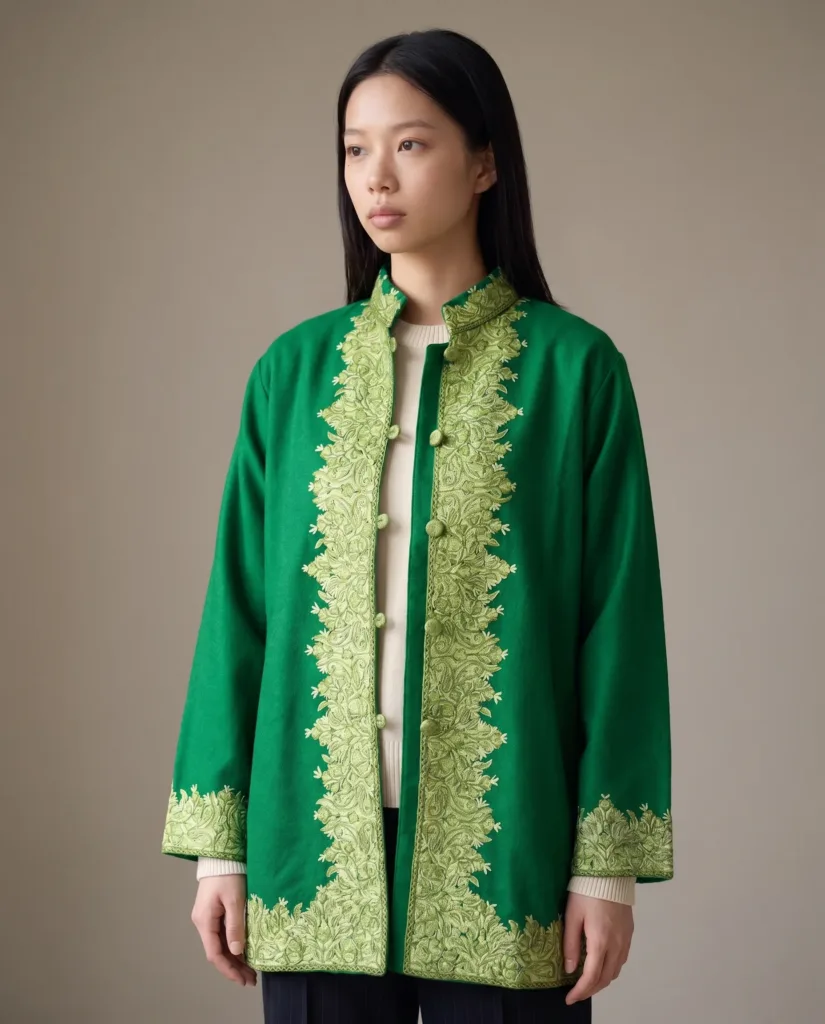 The Dal Meadow Kashmiri Woollen Jacket