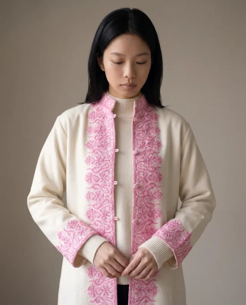 The Gurez Dawn Kashmiri Short Woollen Jacket