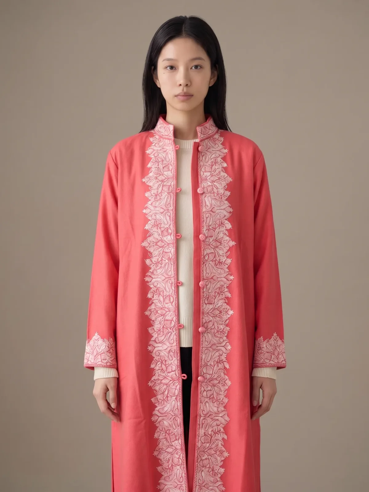 The Pampore Blossom Kashmiri Woollen Jacket