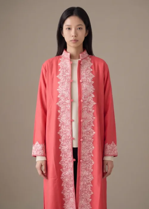 The Pampore Blossom Kashmiri Woollen Jacket
