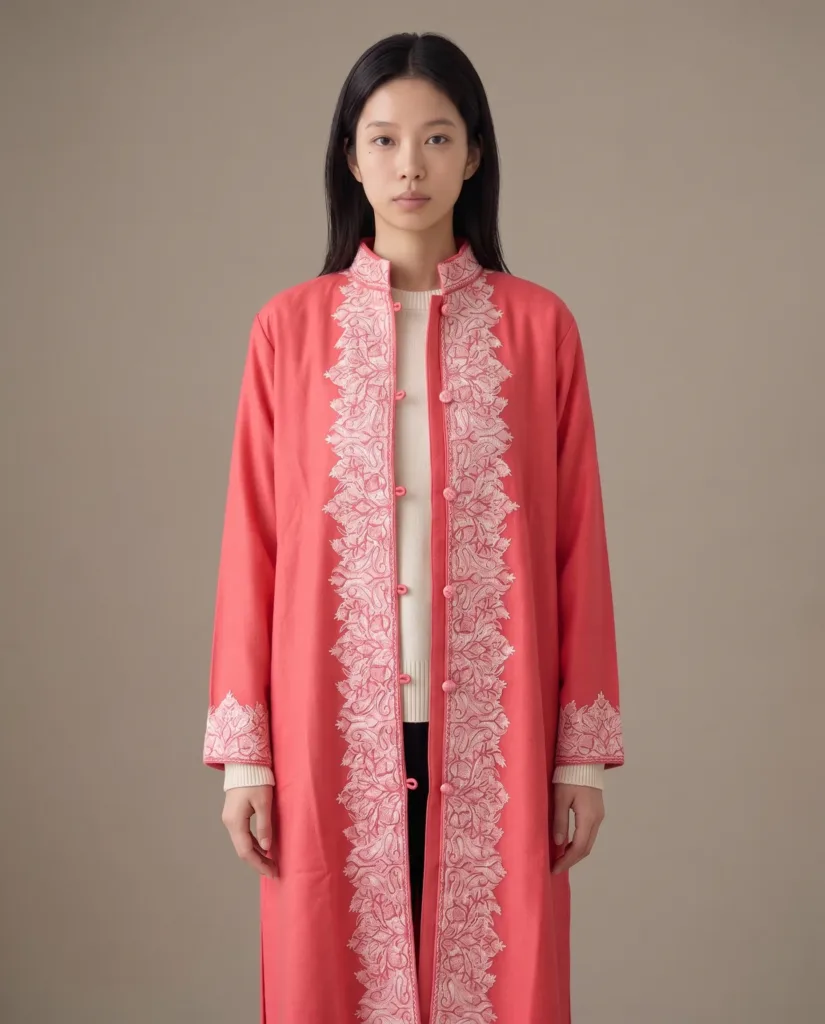 The Pampore Blossom Kashmiri Woollen Jacket
