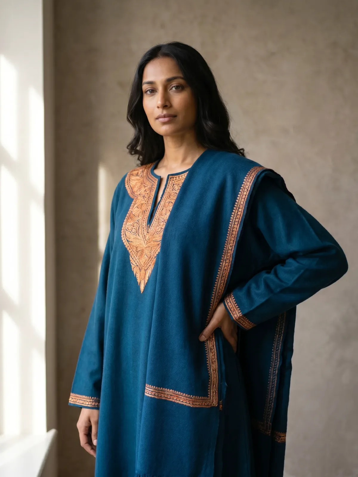 Zara Firozi Royale Tilla Pheran Set