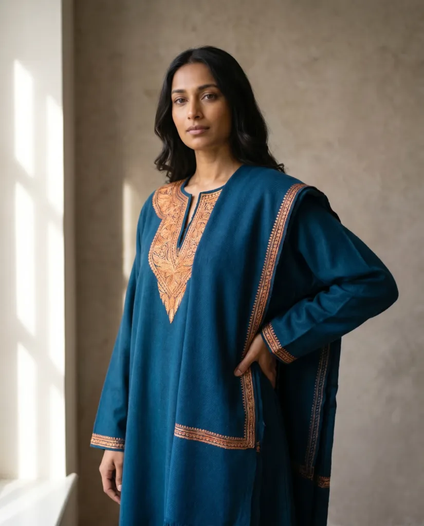 Zara Firozi Royale Tilla Pheran Set
