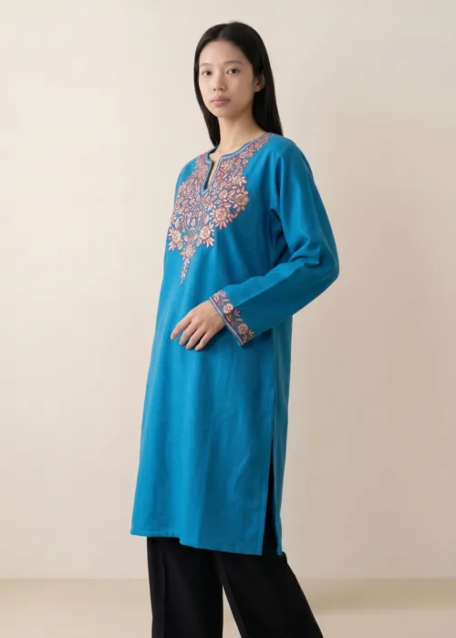 Bluehaven Flora Kashmiri Short Kurti