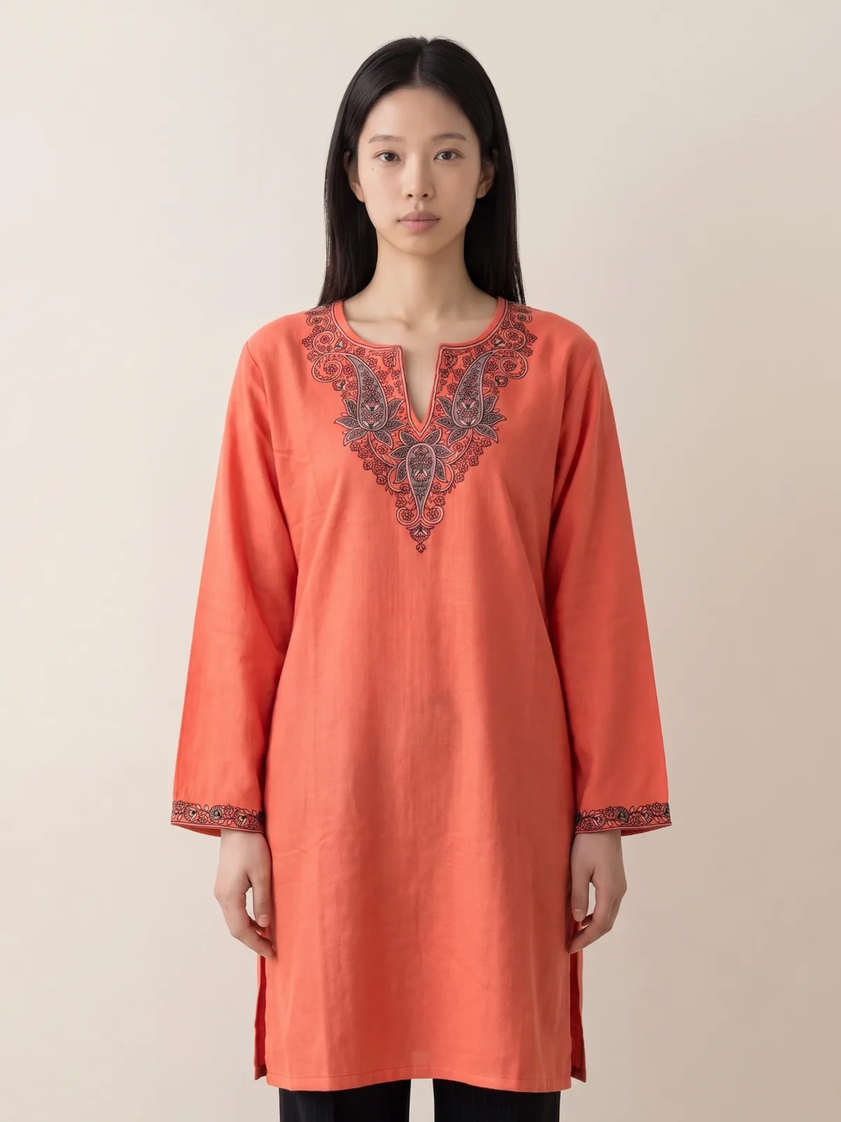 Elowen Vine Kashmiri Short Kurti