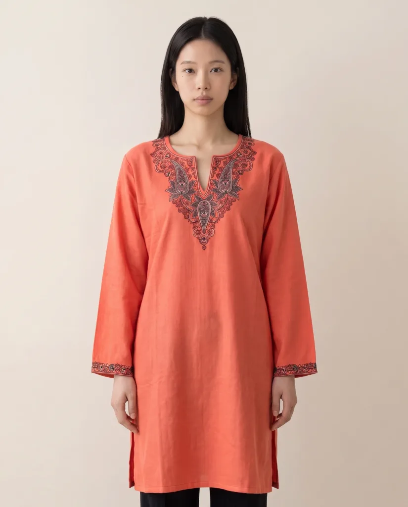 Elowen Vine Kashmiri Short Kurti