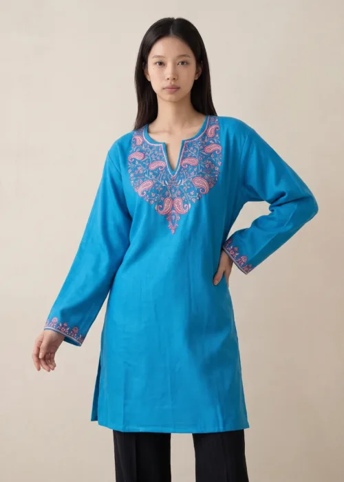Elysian Thread Kashmiri Short Kurti