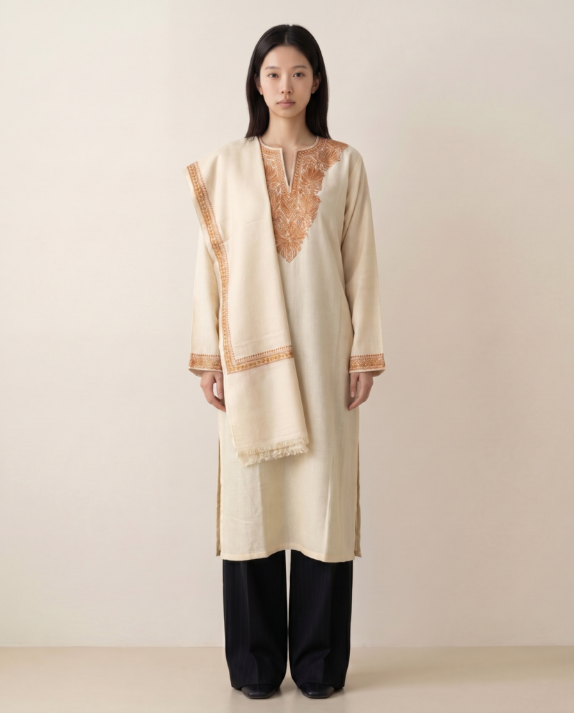 Hunar-e-Ivory Tilla Pheran Set