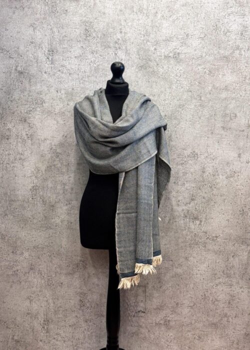 Heritage Pashmina® Silver Ash Cashmere Scarf