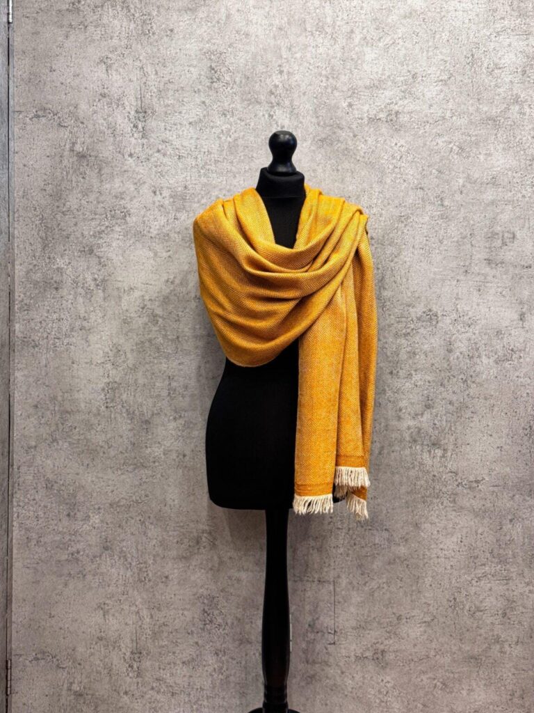 Heritage Pashmina® Golden Saffron Kashmiri Cashmere Scarf