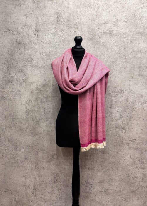 Heritage Pashmina® Rosewood Mist Kashmiri Cashmere Scarf