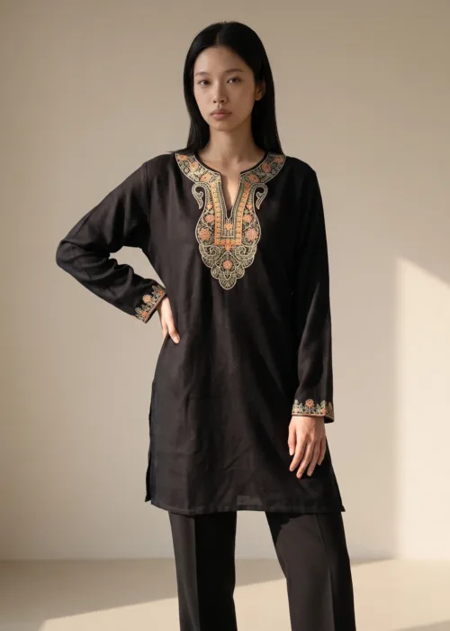 Midnight Zayra Kashmiri Short Kurti