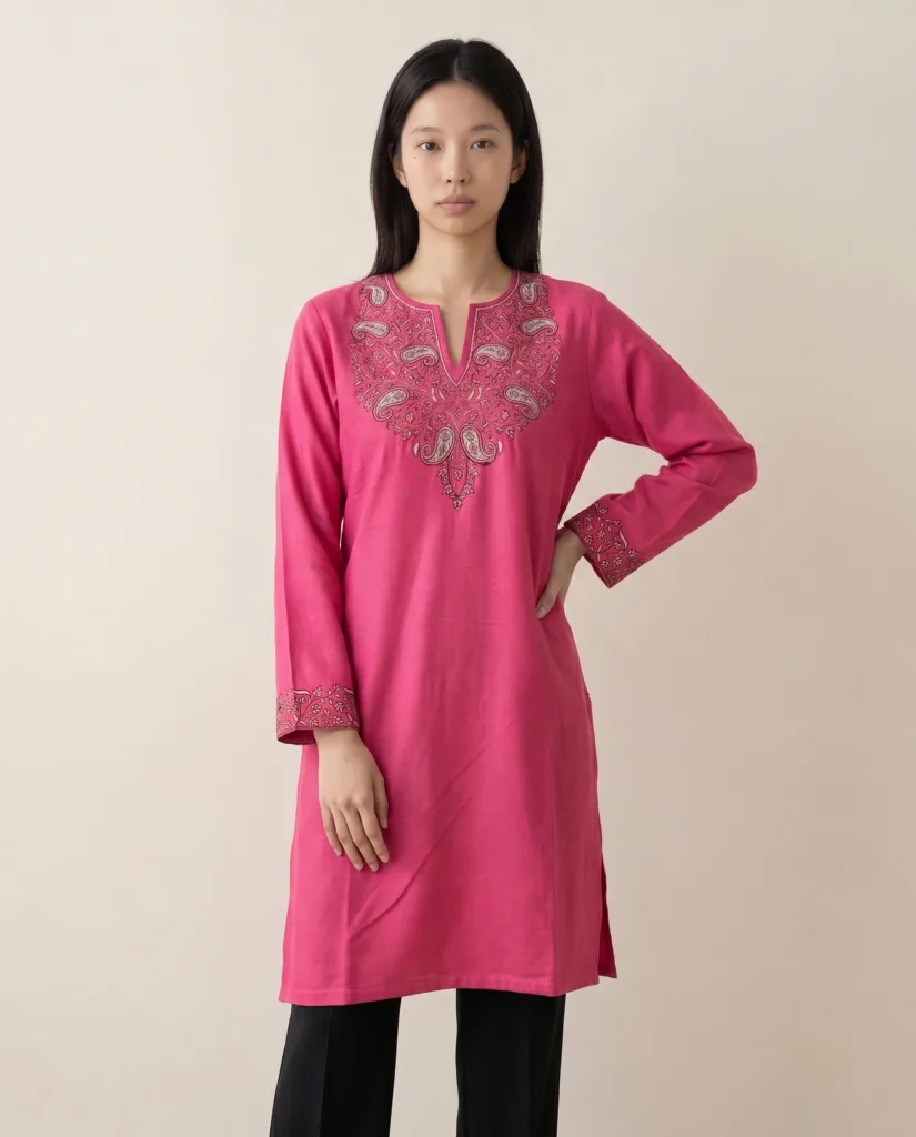Roseveil Paisley Kashmiri Short Kurti