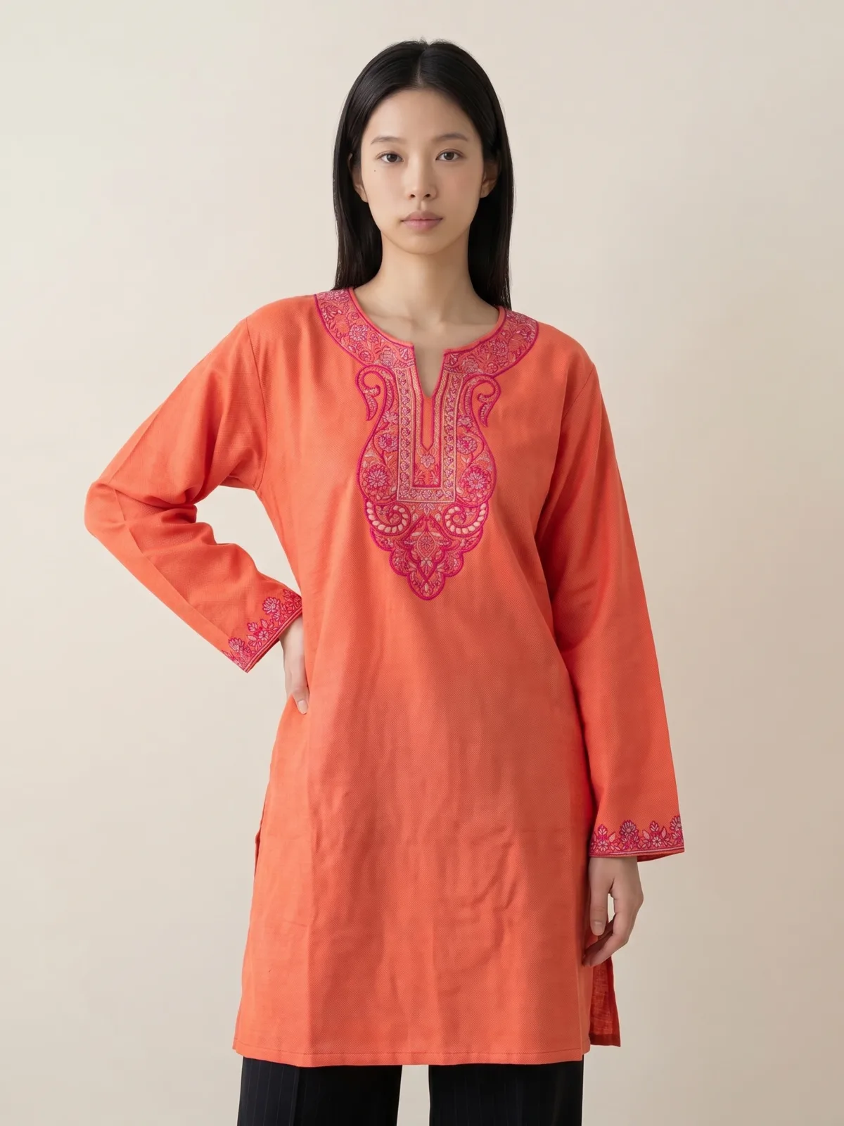 Serenelle Kashmiri Short Kurti