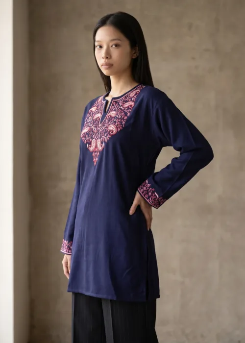 Starlace Embroidered Short Kurti