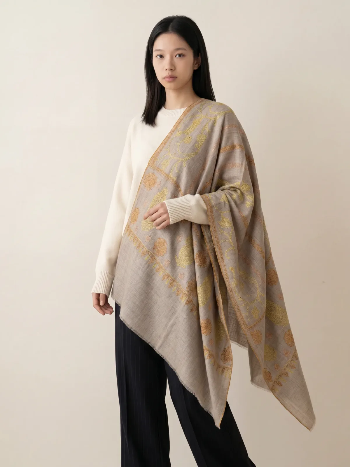 Noor-e-Zari Pashmina Scarf