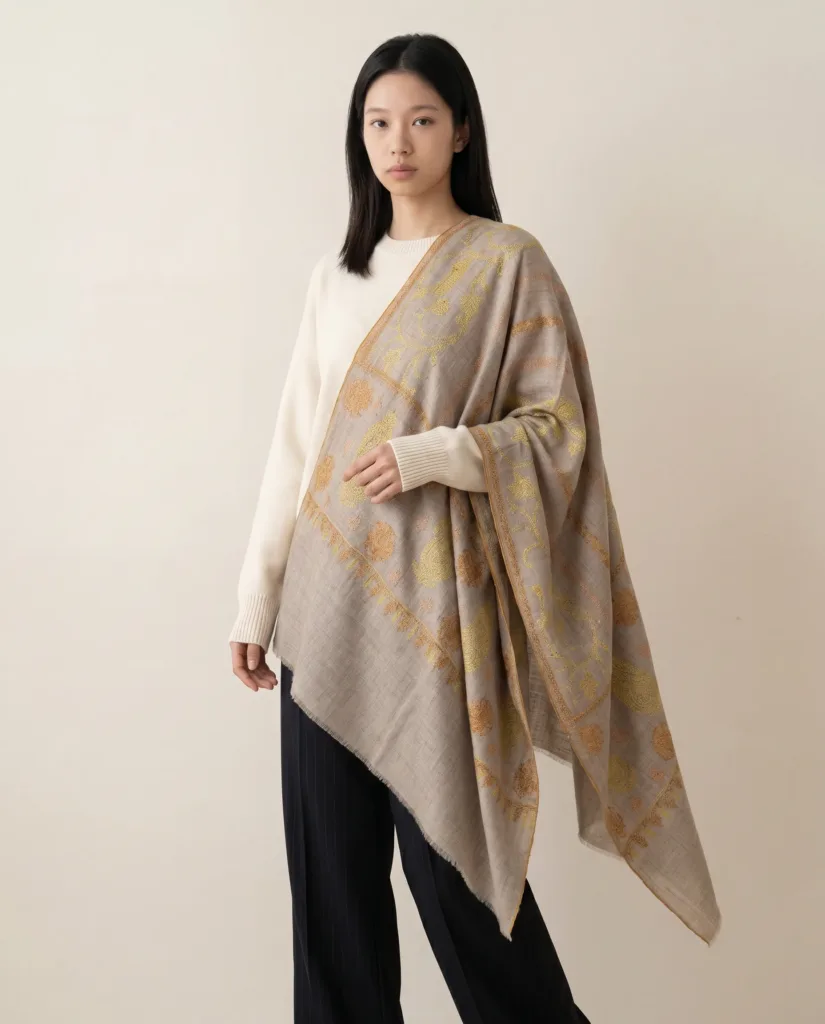 Noor-e-Zari Pashmina Scarf