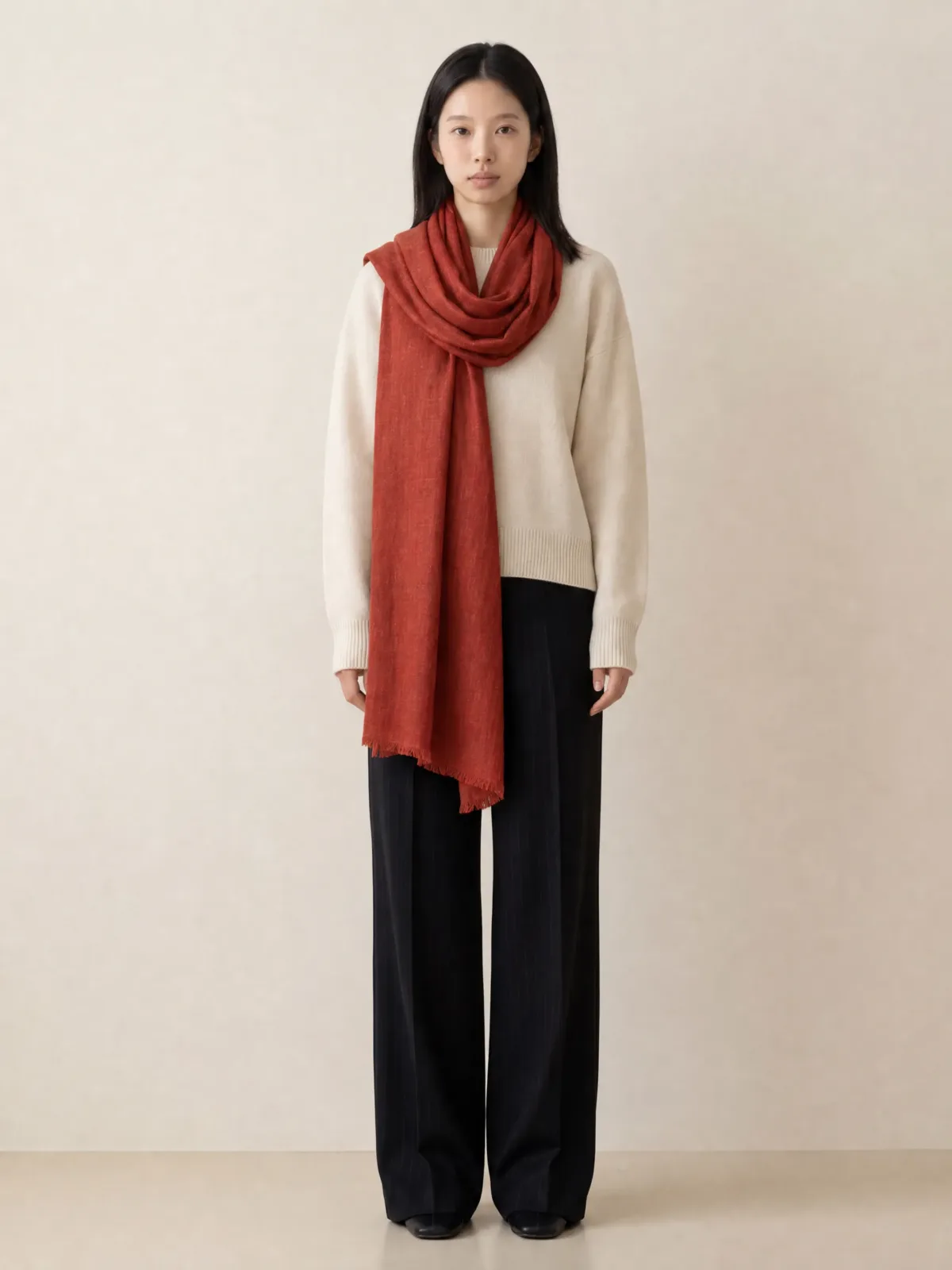 Yemberzal Ruhani Wool Silk Scarf