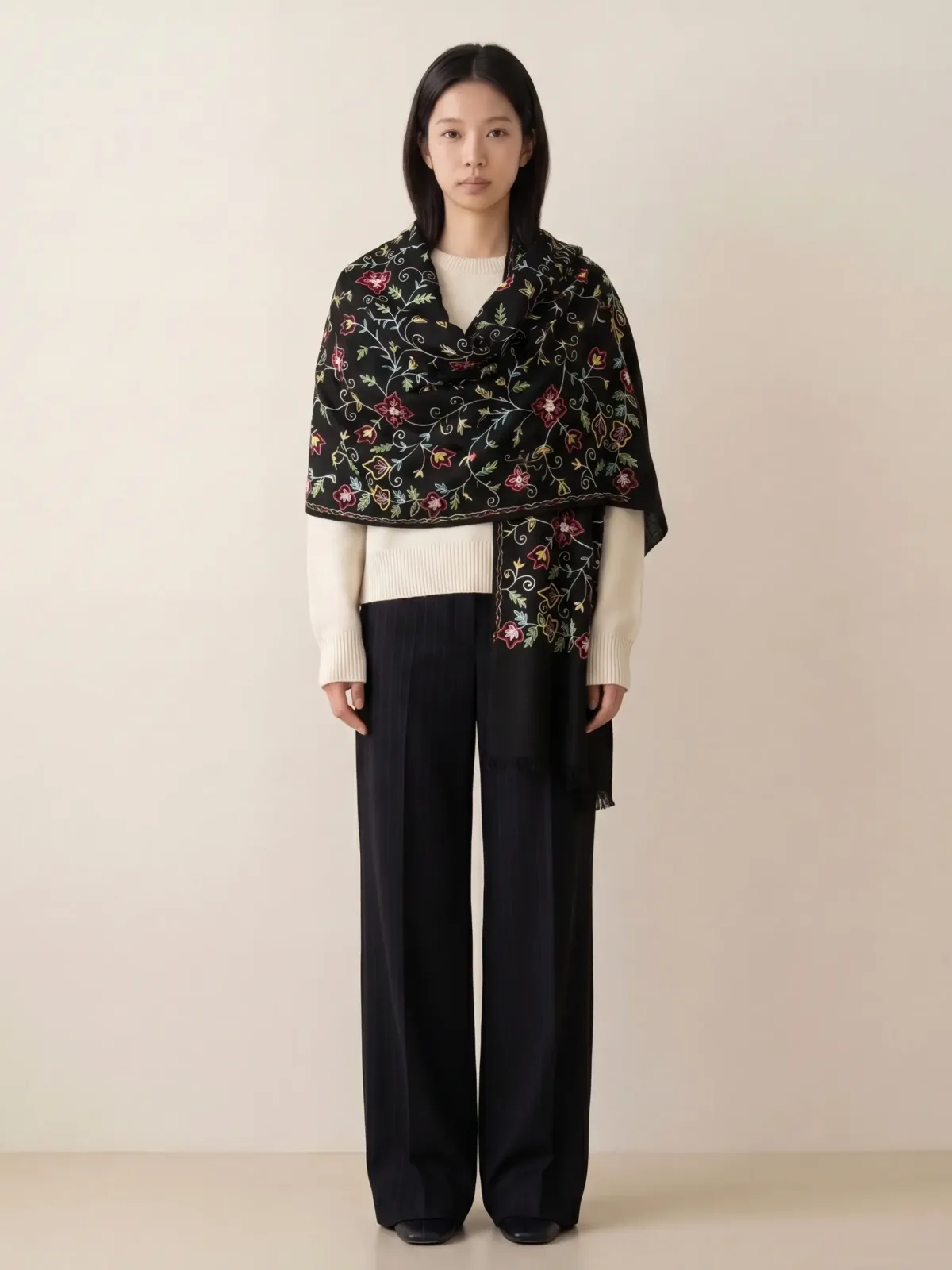 Bahar Dilbar Wool Silk Scarf