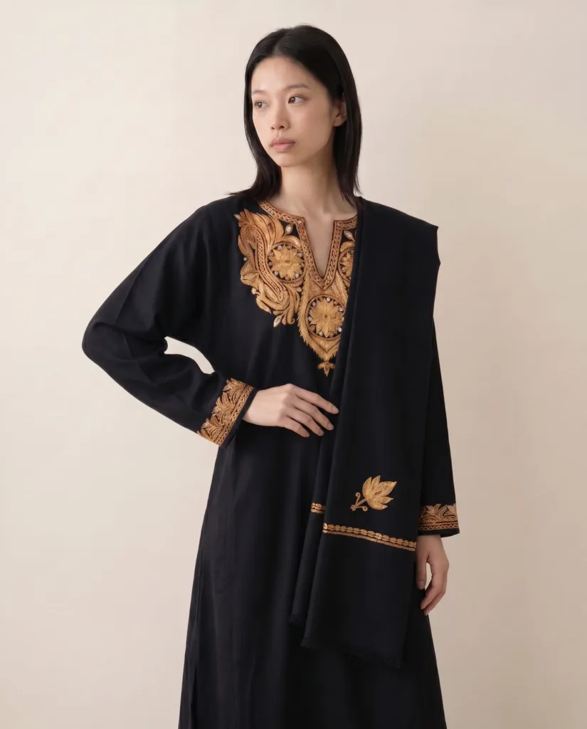Ember Royale Kashmiri Tilla Work Pheran