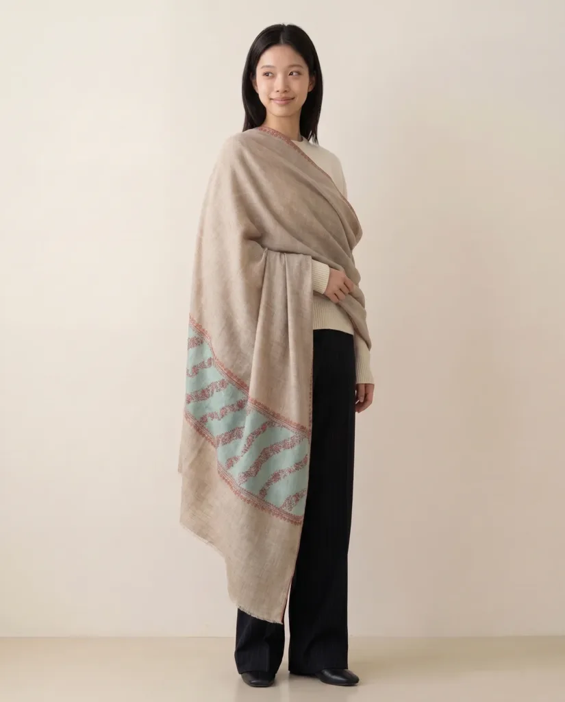 Naqqashi Pashmina Scarf – Fine Touches