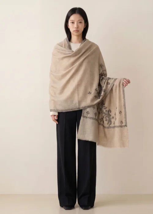 Jaal – Patterned Detailing Pashmina