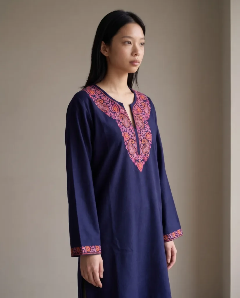 Noorvine Kashmiri Short Kurti