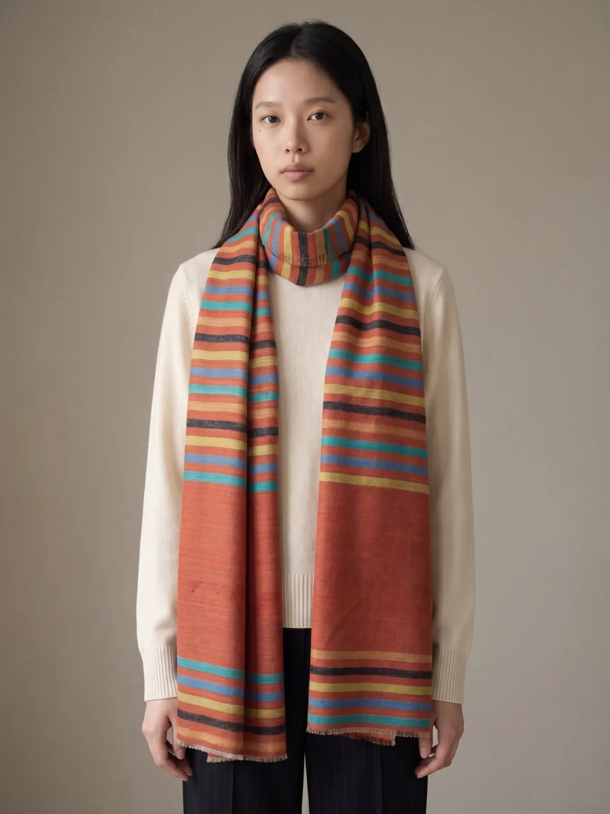 PastelStripes Scarf