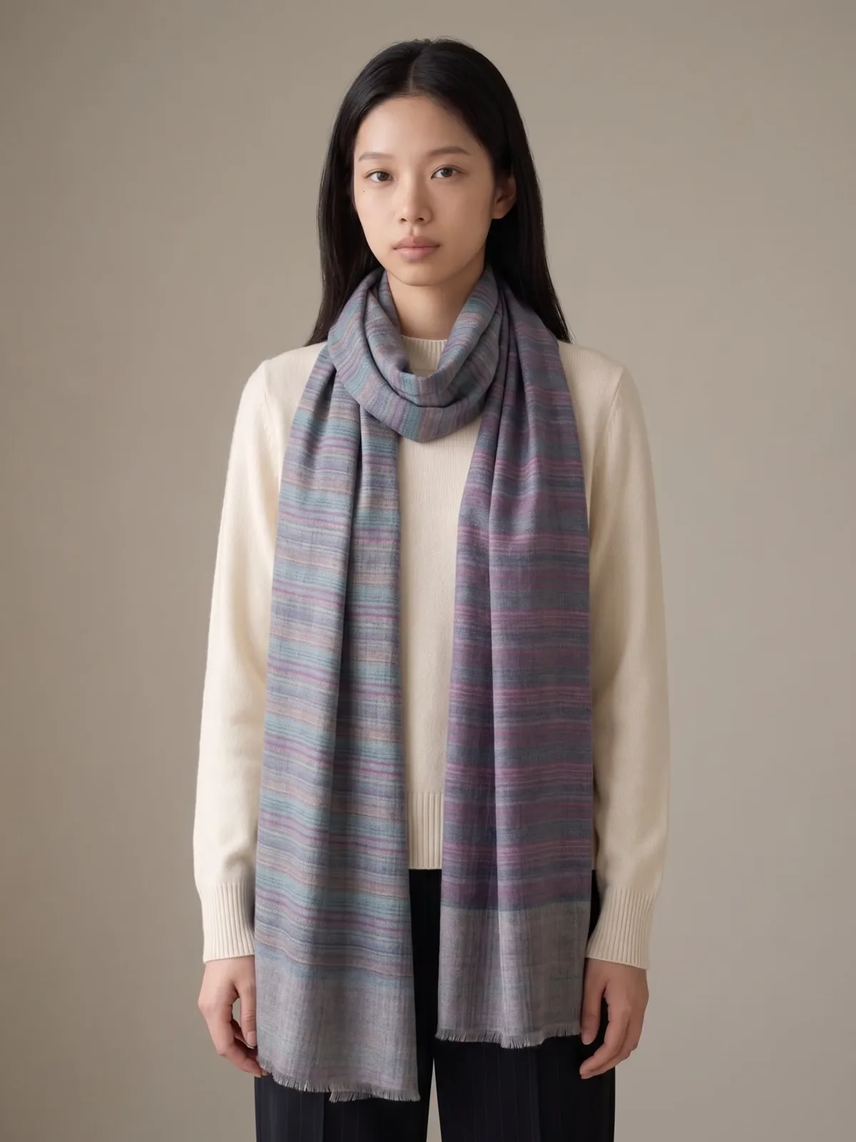 PastelStripes Scarf