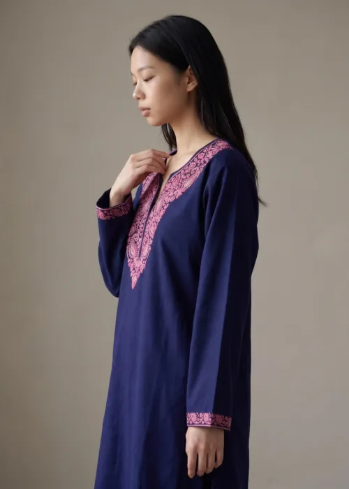 Twilight Paisley Kashmiri Kurti