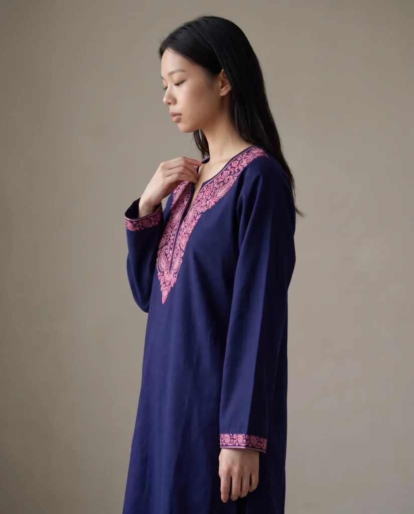 Twilight Paisley Kashmiri Kurti