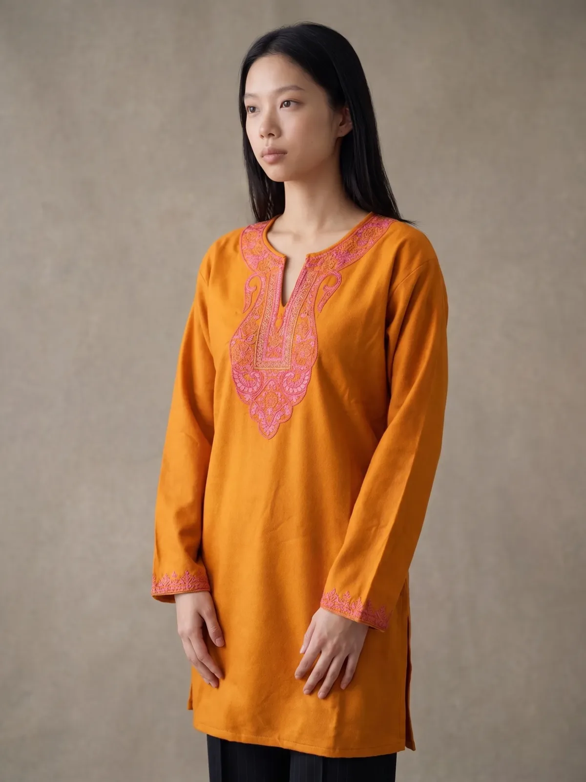 Zarin Petal Kashmiri Short Kurti