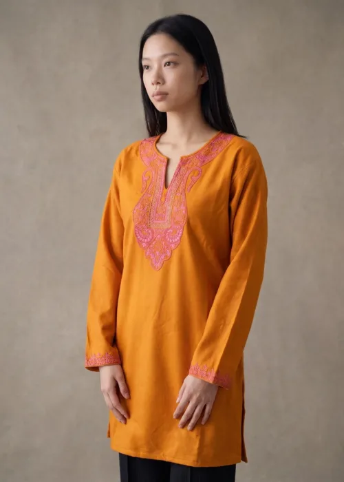 Zarin Petal Kashmiri Short Kurti