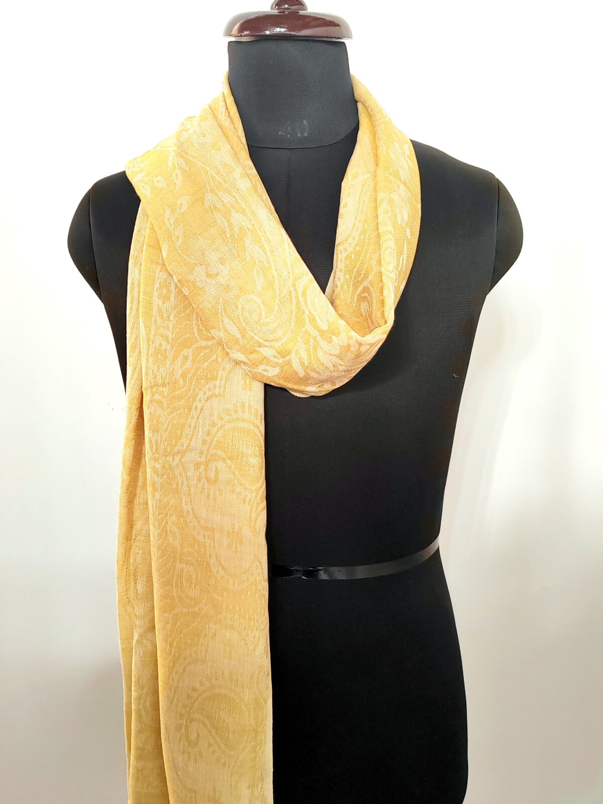 Zarrin Jacquard Merino Silk Scarf