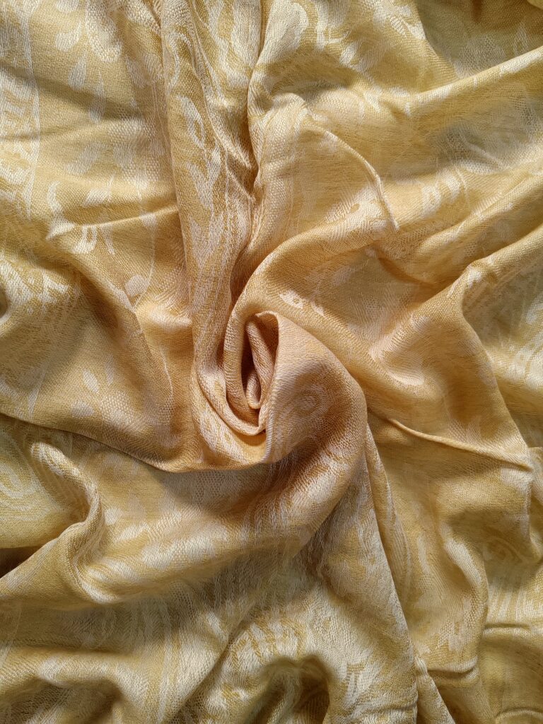 Zarrin Jacquard Merino Silk Scarf