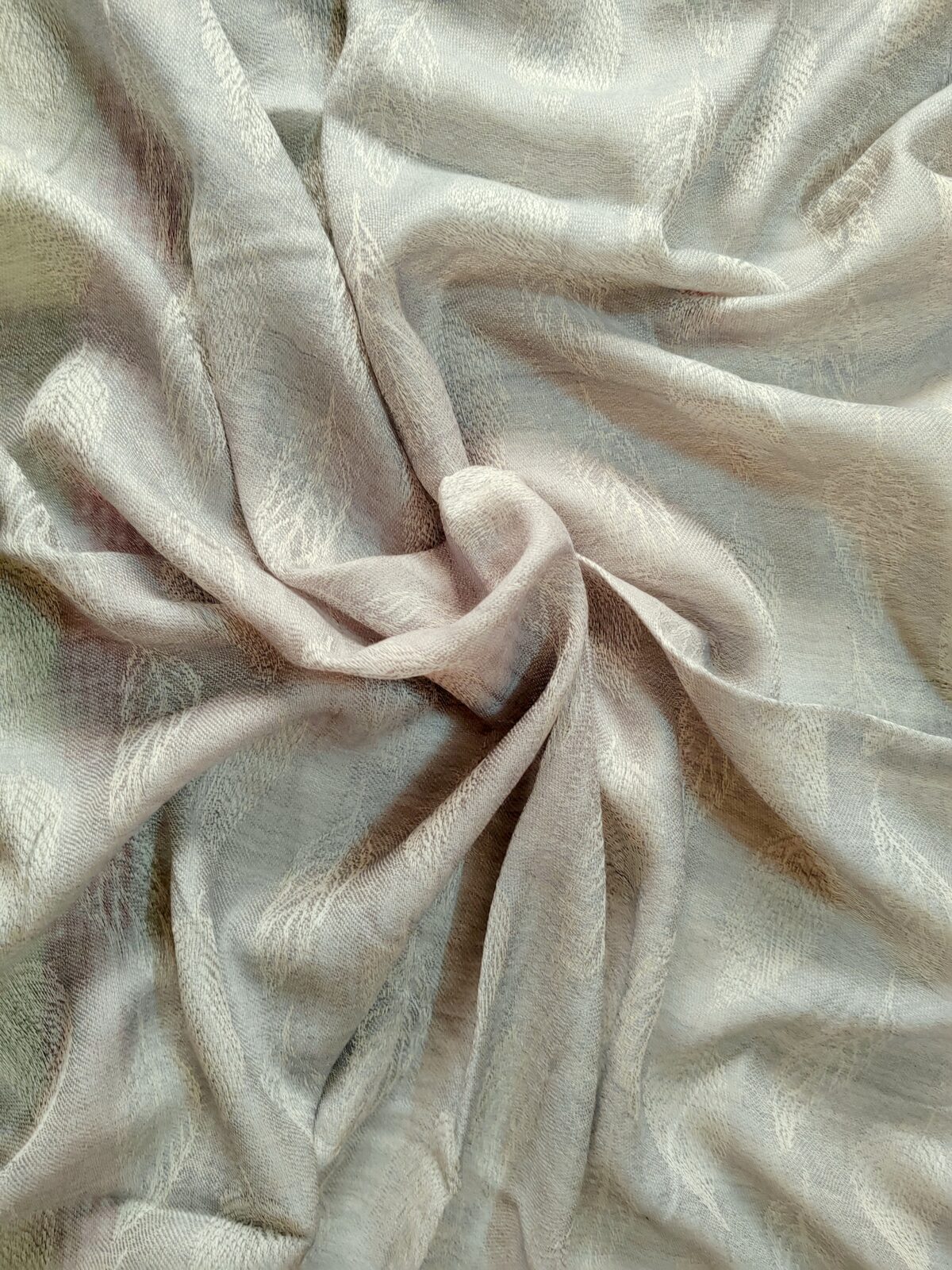 Mehtaab Jacquard Merino Silk Scarf