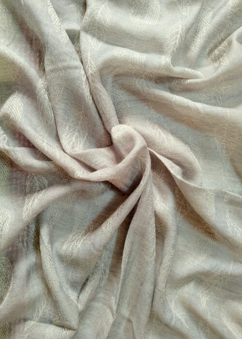 Mehtaab Jacquard Merino Silk Scarf