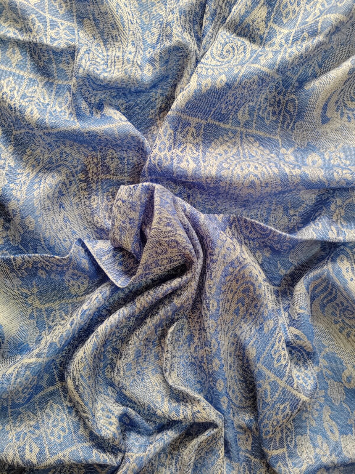 Nilaab Jacquard Merino Silk Scarf