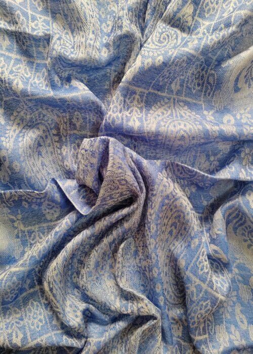 Nilaab Jacquard Merino Silk Scarf