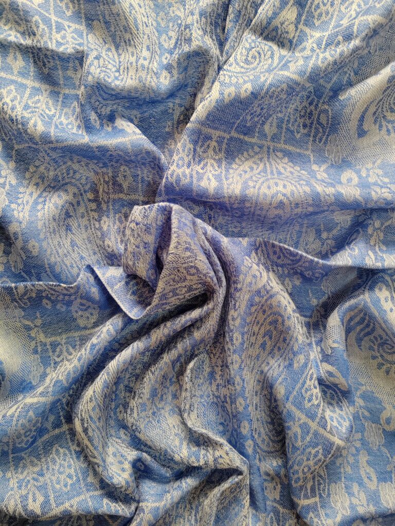 Nilaab Jacquard Merino Silk Scarf