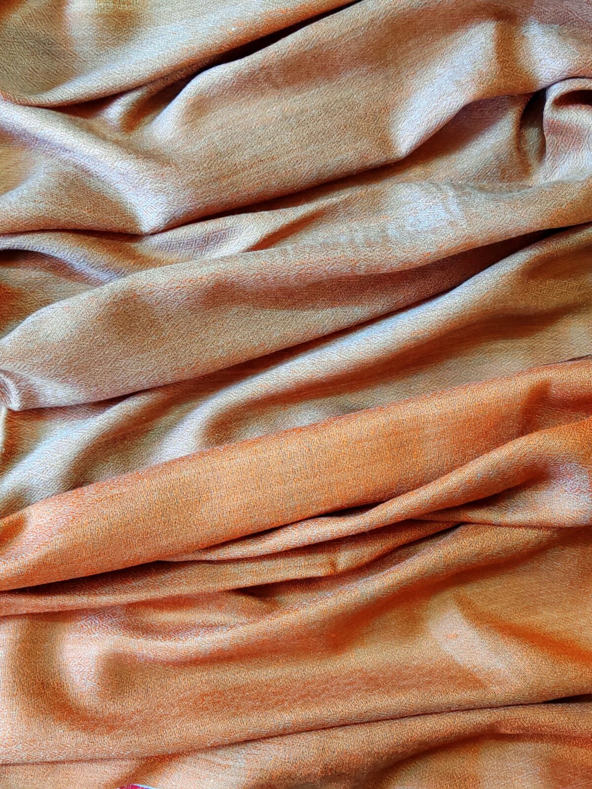 Reversible Aatish e Kashmir Merino Silk Scarf