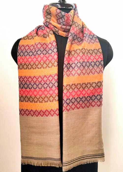 Ember Pashmina Kani Shawl