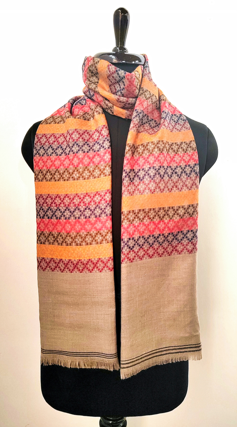 Ember Pashmina Kani Shawl