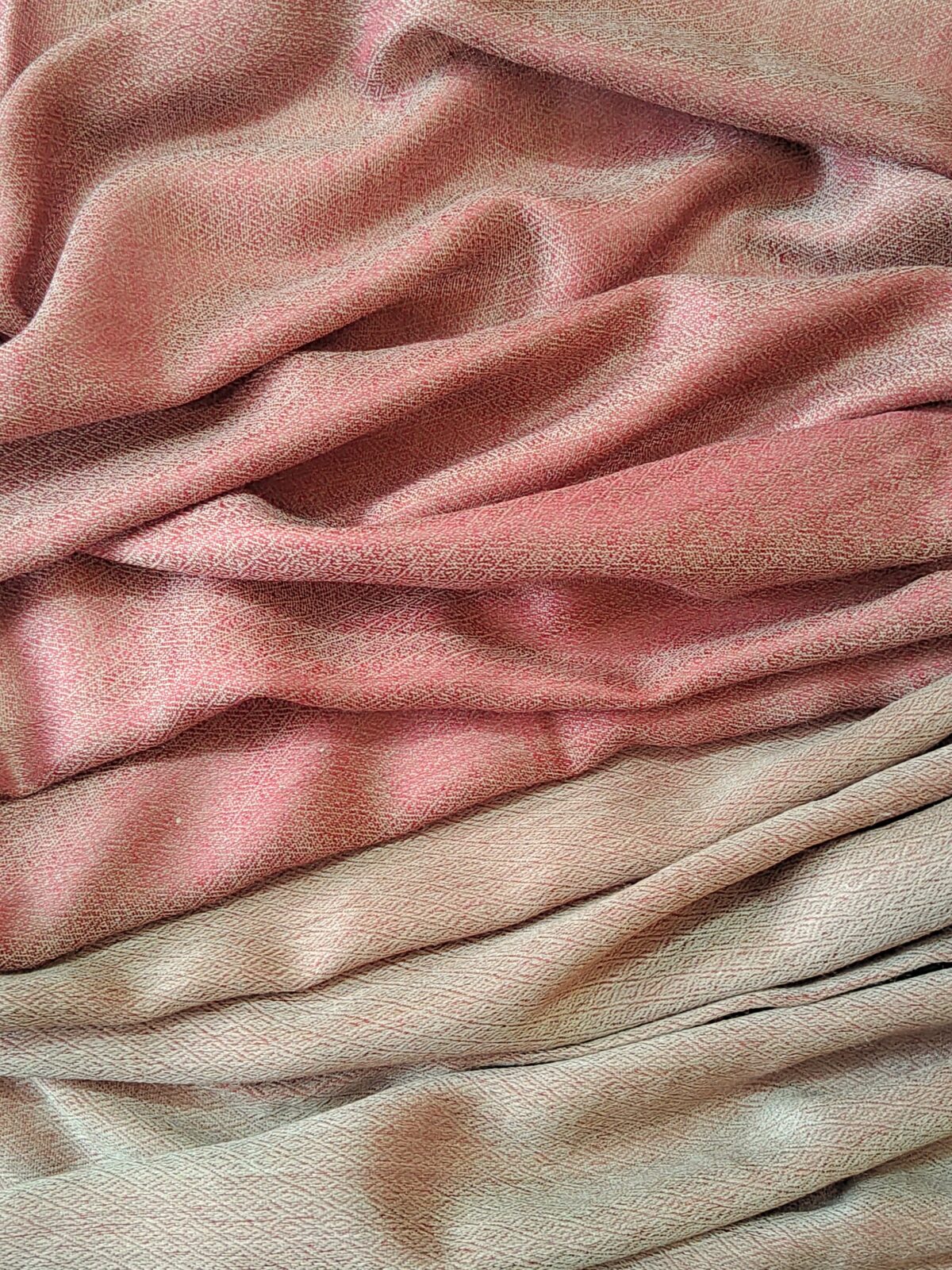 Reversible Gulefam Merino Silk Scarf