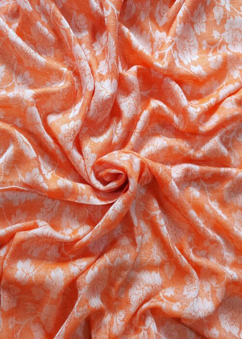 Sang-e-Marjaan Jacquard Merino Silk Scarf